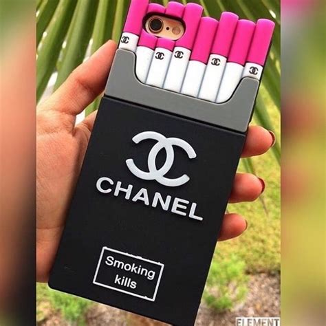 chanel cigarette iphone case|clear chanel iphone case.